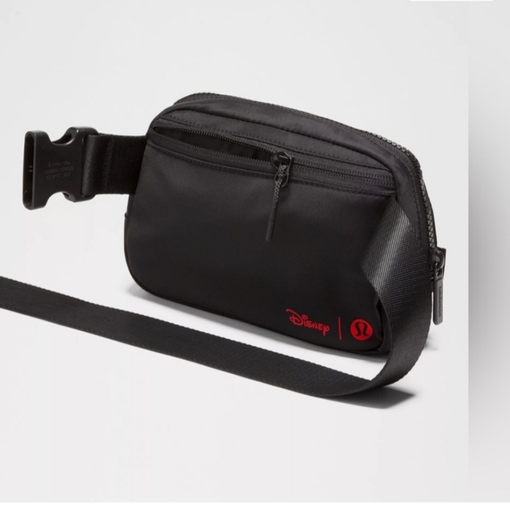 lululemon Disney athletica Black and Red Belt Bag